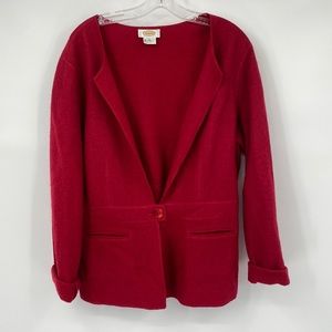 Vintage Talbots Red Wool Jacket
